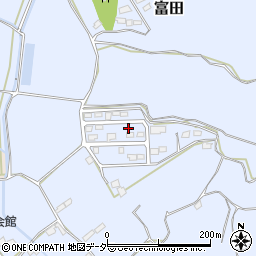 茨城県行方市富田499-25周辺の地図