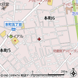 埼玉県上尾市本町6丁目3-37周辺の地図