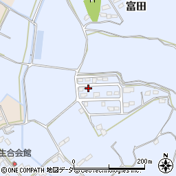 茨城県行方市富田499-28周辺の地図