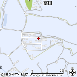 茨城県行方市富田499-24周辺の地図