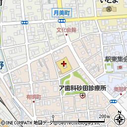 大野市文化会館周辺の地図