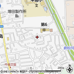 埼玉県春日部市牛島1377周辺の地図