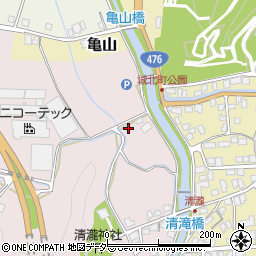 福井県大野市清瀧133-28周辺の地図