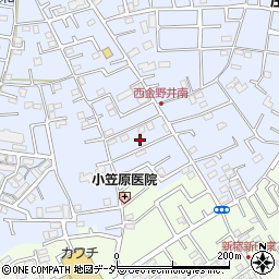 埼玉県春日部市西金野井4周辺の地図