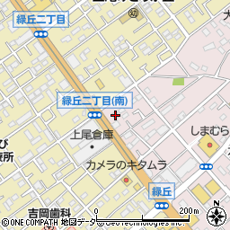 横浜家系壱角家上尾店周辺の地図