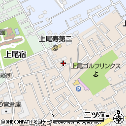 埼玉県上尾市二ツ宮1086-22周辺の地図