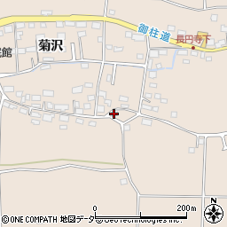 長野県茅野市玉川菊沢6268-1周辺の地図