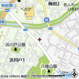 埼玉県春日部市粕壁5872-16周辺の地図