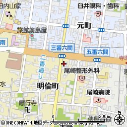 福井銀行三番通出張所 ＡＴＭ周辺の地図