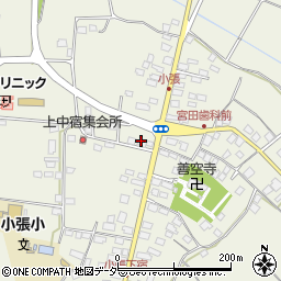 田中商店日石小張給油所周辺の地図