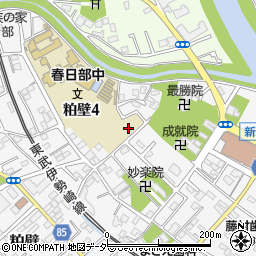 埼玉県春日部市粕壁4丁目4周辺の地図