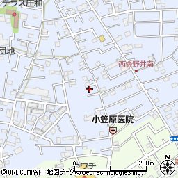 埼玉県春日部市西金野井63周辺の地図