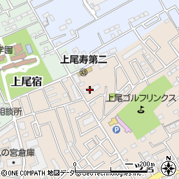 埼玉県上尾市二ツ宮1086-7周辺の地図