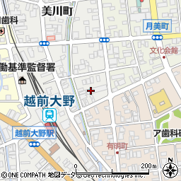 福井県大野市美川町9周辺の地図