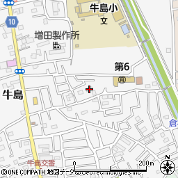 埼玉県春日部市牛島1270-1周辺の地図