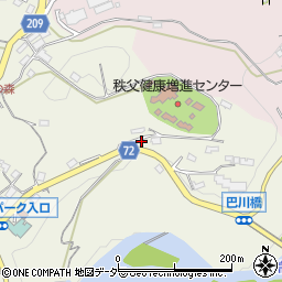 埼玉県秩父市久那402周辺の地図