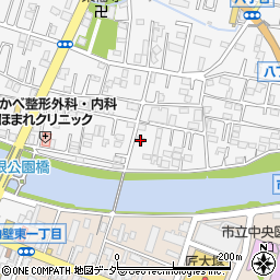 埼玉県春日部市八丁目123周辺の地図