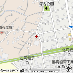 埼玉県春日部市内牧1372周辺の地図