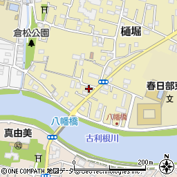 埼玉県春日部市樋堀350-3周辺の地図