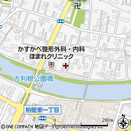 埼玉県春日部市八丁目98-9周辺の地図