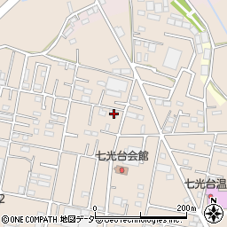 千葉県野田市七光台318-1周辺の地図
