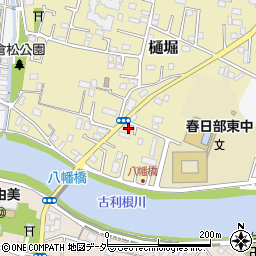 埼玉県春日部市樋堀374周辺の地図