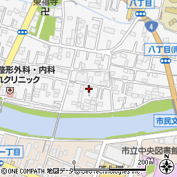 埼玉県春日部市八丁目134周辺の地図