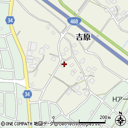 茨城県稲敷郡阿見町吉原3442周辺の地図
