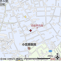 埼玉県春日部市西金野井6周辺の地図