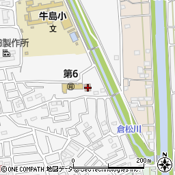埼玉県春日部市牛島1284周辺の地図