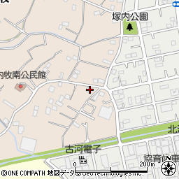 埼玉県春日部市内牧1376周辺の地図