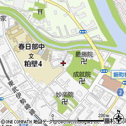埼玉県春日部市粕壁4丁目4-17周辺の地図