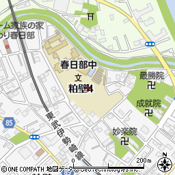埼玉県春日部市粕壁4丁目周辺の地図