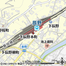辰野町　地域活性化センター周辺の地図