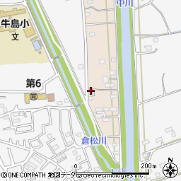 埼玉県春日部市新川16-2周辺の地図