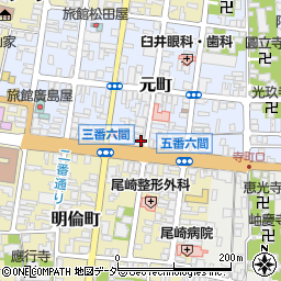 前田時計店周辺の地図