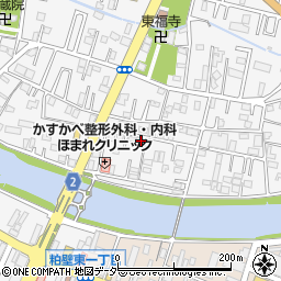 埼玉県春日部市八丁目99-1周辺の地図