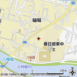 埼玉県春日部市樋堀178周辺の地図