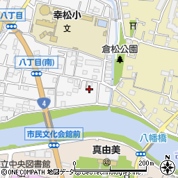 埼玉県春日部市八丁目206周辺の地図