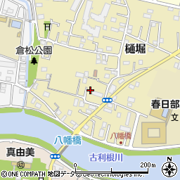 埼玉県春日部市樋堀212周辺の地図