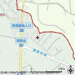 茨城県牛久市岡見町2601-3周辺の地図