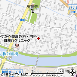 埼玉県春日部市八丁目116周辺の地図
