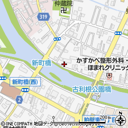 埼玉県春日部市八丁目42周辺の地図