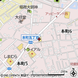 株式会社酒のやまや　上尾店周辺の地図