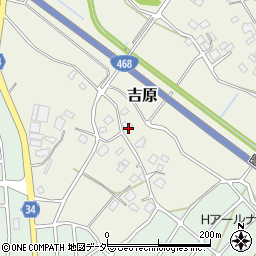 茨城県稲敷郡阿見町吉原3015周辺の地図