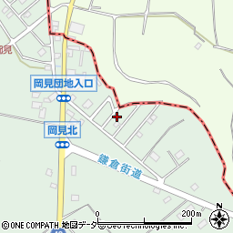 茨城県牛久市岡見町2601-4周辺の地図