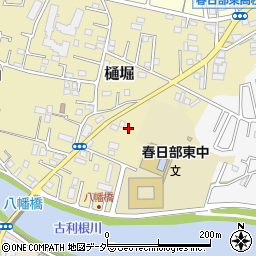 埼玉県春日部市樋堀179周辺の地図