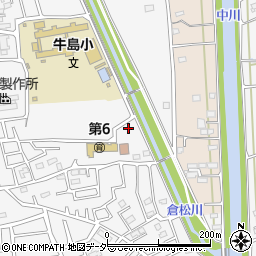 埼玉県春日部市牛島1289周辺の地図