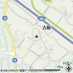 茨城県稲敷郡阿見町吉原3441周辺の地図