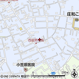 埼玉県春日部市西金野井1873周辺の地図
